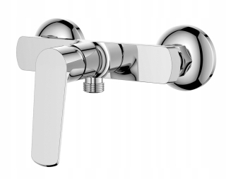 Omnires Norman Wall Shower Battery Chrome
