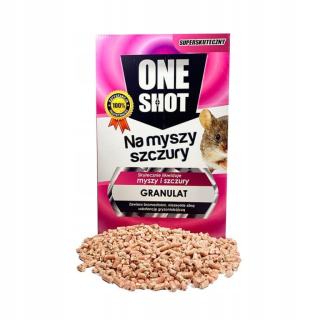 Jeden výstrel na myšiach a potkanoch granule 1 kg jed