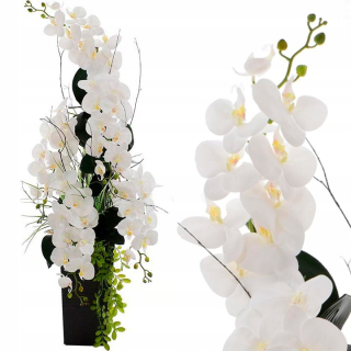 Kvetinová ozdoba - ORCHIDEA XXL DEKORÁCIA OBÝVAČKA DEKORCIA ORCHIDEA 120CM