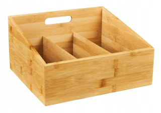 Organizátor pre kúpeľňové doplnky Bambus