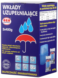 Pohlcovač vlhkosti - Oro vlhké absorbéry 2x450g vložky