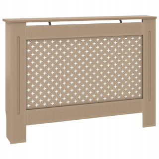 Kryt pre radiátor MDF 112 x 81 cm hnedé