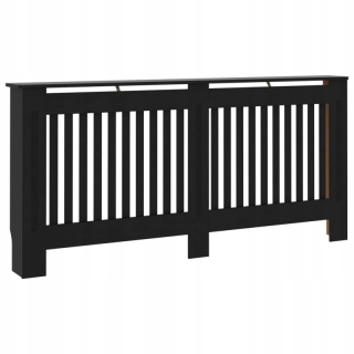 Pokrytie radiátora MDF 112 x 81 cm čierna