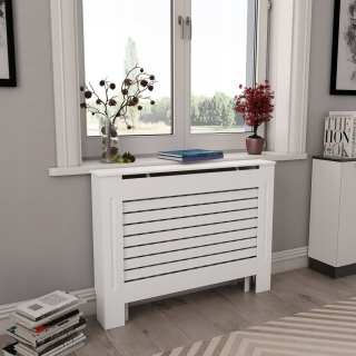 Kryt chladiča MDF 112 x 81,6 cm biely