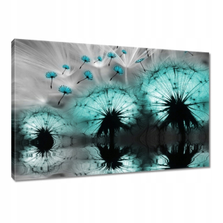 Obrázok 120x80 modré púpavy
