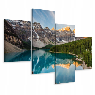 Obrázok 4 Čiastočné hory stromy Lake 3d 240x150