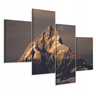 Obrázok 4-dielna Mountain Pejs 3D krajina 240x150