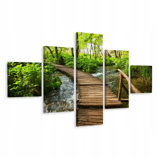 Obrázok 5 Čiastočná lesná krajina 3D móla 250x150