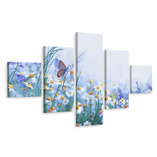 Obrázok 5 čiastočné motýľové kvety príroda 3d 250x150