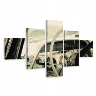 Obrázok 5-dielny interiér retro automobilu 250x150