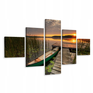 Obrázok 5-dielna Sunrise 3D Krajina 250x150