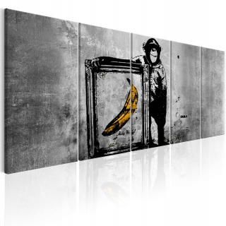 Obrázok - Banksy: Monkey s rámom - 200x80