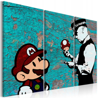 Obrázok - Banksy: Prasknutý parmbarosz: 120x80