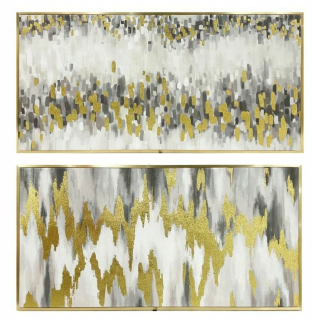 DKD Image Home Decor Abstrakt (2 ks) (120 x 3