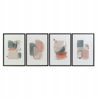 DKD Domáce dekorácie Abstrakt (40 x 3 x 60 cm)