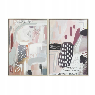 DKD Domáce dekorácie Abstrakt (63 x 4,5 x 93 c