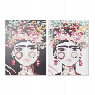 Obrázok DKD Domáce dekorácie Frida Abstrakt (50 x 1,8