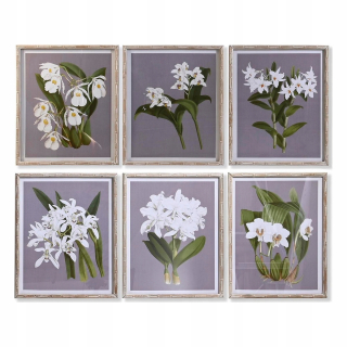 Obrázok DKD DOMÁCNE DECON FIR GLOSE KVETY (50 x 60 x