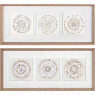 Obrázok DKD DOMOV DECONCE Kruh (61 x 3,8 x 26 cm) (2 sz