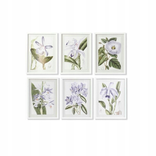 Obrázok DKD Home Decor Kvety (40 x 2 x 54 cm) (6 ks
