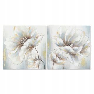 Obrázok DKD DOMOV DECON KVETY (50 x 2,5 x 50 cm) (2 s