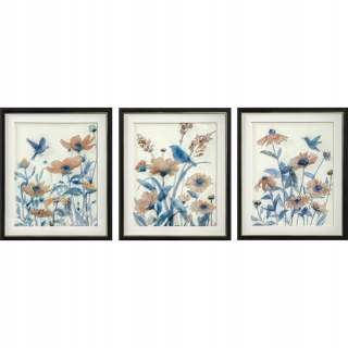 Obrázok DKD DOMOV DECON KVETY (50 x 2 x 60 cm) (3 ks