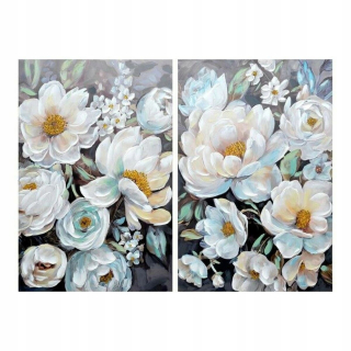 Obrázok DKD DOMOV DECON KVETY (80 x 3 x 120 cm) (2 ks