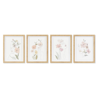 DKD DOMOV DECONCE KVETY Picture Modern (30 x 3 x 40