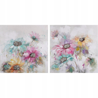 Obrázok DKD DOMOV DECON DECON KVETY SHABBY Chic (100 x 3,5