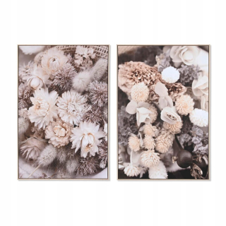 DKD Picture Home Decor Flowery (83 x 4,5 x 123 cm)