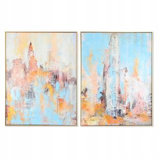 Obrázok DKD DOMOV DECON Miasto (60 x 3 x 80 cm) (2 SZ