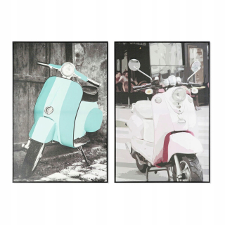 Obrázok DKD DOMOV DECONT VINTAGE MOTORYCLE (60 x 3 x 90