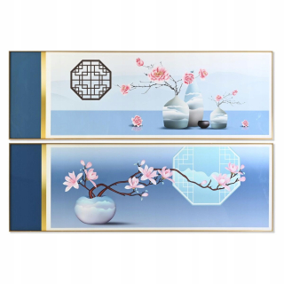 DKD Home Decor Orientálna maľba (180 x 3 x 60 cm)