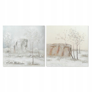 Obrázok DKD Domáce dekorácie Tree Canvas (2 ks) (100 x