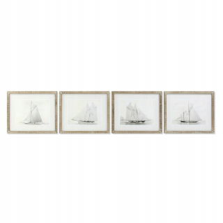 Obrázok DKD DOMOV DECON BARCO (60 x 2 x 50 cm) (4 ks