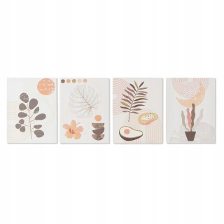 Obrázok DKD Home Decor S3018141 KVETY (30 x 1,8 x 40