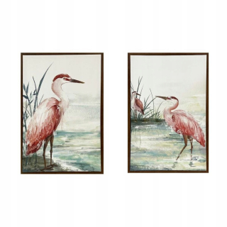 Obrázok DKD Home Decor VTák (2 ks) (34 x 3 x 55 cm)