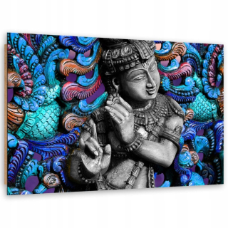 Obrázok panela Deco, Buddha na mozaikovom pozadí - 120x80