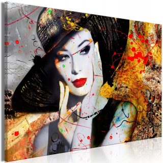 Obrázok - elegantná dáma široká - 120x80