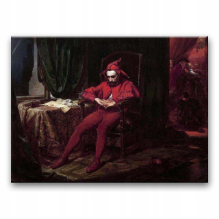 Obrázok Jan Matejko - Stańczyk na súde kráľovnej, pretože