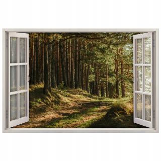 Obrázok na plátne okenné lesné lesné lesy krajina 120x80