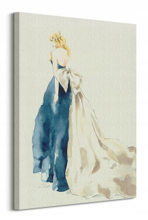 Louise nisbet žena v šatách 60x80 cm