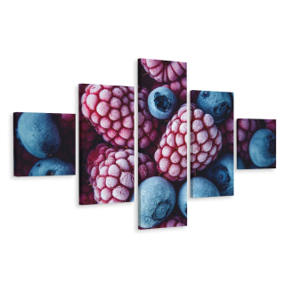 Bobule maľby malínka makra 250x150