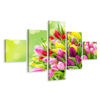 Penta Penaptický obrázok farebné tulipány dekor 3d 250x150