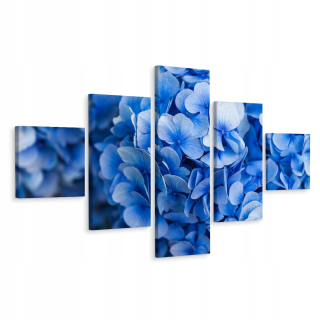 Polyptych Image Hydrangea Flowers Nature 3d 200x120