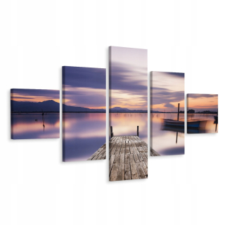 Obrázok Polyptych Lake Laguna West Heaven 200x120