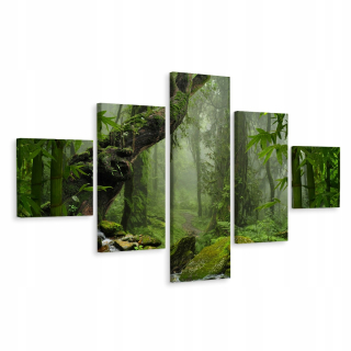 Polyptych Image Rainforest Landscape 3d 250x150
