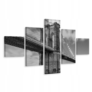 Polyptych Image Brookliński Bridge 3D Effect 250x150