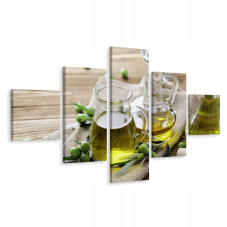 Obrázok polyptych rastlinný olej Olivy dekorácie 250x150