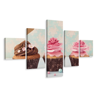 Obrázok polyptych sladké muffiny s krémom 200x120